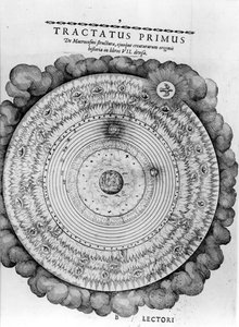 بناء الكون ، من Utriusque Cosmi Historia ، روبرت Fludd ، 1619 بواسطة مدرسة اللغة الإنجليزية