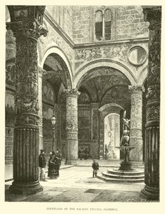 فناء Palazzo Vecchio ، فلورنسا بواسطة مدرسة اللغة الإنجليزية