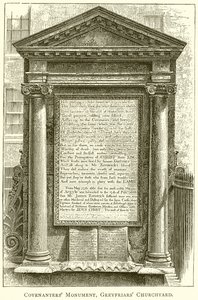 النصب التذكاري ، Greyfriars Churchyard بواسطة مدرسة اللغة الإنجليزية