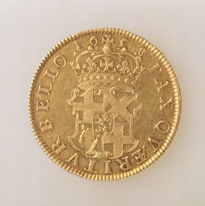 تاج أوليفر كرومويل (1599-1658) ، لندن منت ، 1658 (عكسي) (فضي) (للأمام انظر 168061)