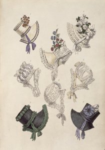 أغطية اليوم ، لوحة الموضة من Ackermanns Repository of Arts بواسطة مدرسة اللغة الإنجليزية
