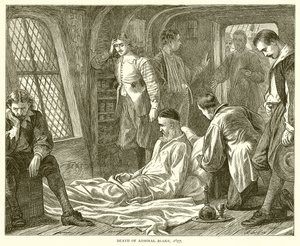 وفاة الأدميرال بليك ، 1657 بواسطة مدرسة اللغة الإنجليزية