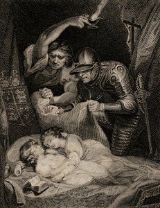 وفاة الملك إدوارد الخامس (1470-1483) وأخيه ريتشارد (1472-1483) دوق يورك بواسطة مدرسة اللغة الإنجليزية