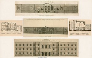 تصميم لسجن Newgate بواسطة مدرسة اللغة الإنجليزية