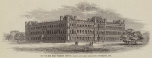 Design for the Foreign Office, Banks and Barry, Architects, Premium, £500 (engraving) بواسطة مدرسة اللغة الإنجليزية