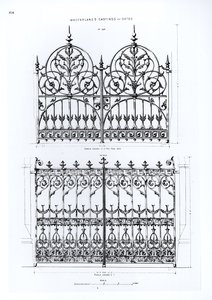 تصاميم للسور الحديد الزهر ، من Macfarlanes Castings بواسطة مدرسة اللغة الإنجليزية