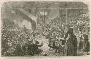 وقت العشاء في مدرسة Clare Market الممزقة ، عيد الميلاد 1869 بواسطة مدرسة اللغة الإنجليزية