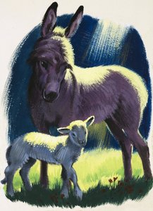 حمار وخروف بواسطة مدرسة اللغة الإنجليزية