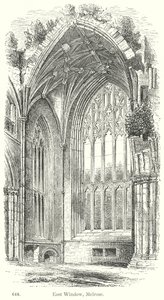 النافذة الشرقية، ميلروز (نقش) بواسطة مدرسة اللغة الإنجليزية