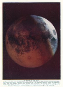 Eclipse of the Moon (colour litho) بواسطة مدرسة اللغة الإنجليزية