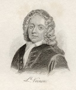 إدوارد فيرنون ، من "قاموس كراب التاريخي" ، نُشر عام 1825 بواسطة مدرسة اللغة الإنجليزية