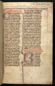Egerton 3142 ، f.1r ، نص مع بداية مضيئة ، 