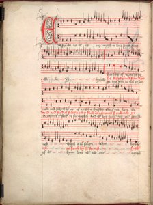 Egerton 3307 ، f.63v كارول للقديس جورج بواسطة مدرسة اللغة الإنجليزية
