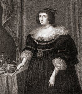 إليزابيث ، ملكة بوهيميا (1596-1662) ، من نزل بورتريتس البريطانية ، 1823 بواسطة مدرسة اللغة الإنجليزية