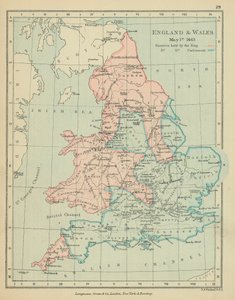 إنجلترا وويلز (طباعة حجرية ملونة) بواسطة مدرسة اللغة الإنجليزية