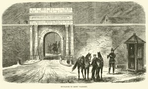 مدخل مونت فاليرين ، يناير 1871 بواسطة مدرسة اللغة الإنجليزية
