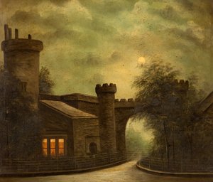 مدخل حديقة Towneley ، بجانب Moonlight