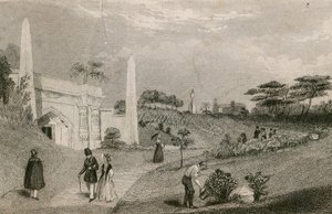 مدخل إلى Catacombe ، Highgate Cemetery ، لندن بواسطة مدرسة اللغة الإنجليزية