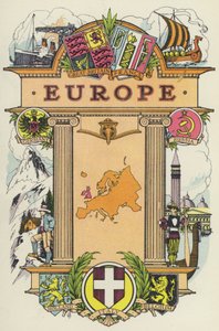 Europe (colour litho) بواسطة مدرسة اللغة الإنجليزية