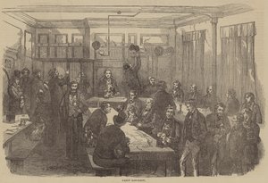 Fancy Dog-Show (engraving) بواسطة مدرسة اللغة الإنجليزية