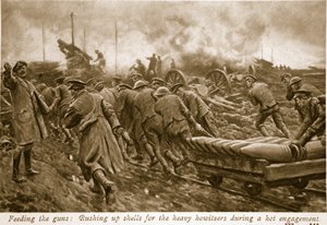 إطعام البنادق ، 1914-1919 بواسطة مدرسة اللغة الإنجليزية