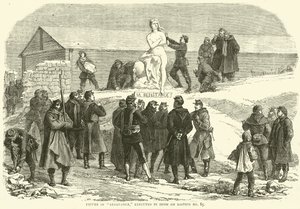 شكل من أشكال المقاومة ، تم تنفيذه في الثلج على المعقل رقم 85 ، ديسمبر 1870 بواسطة مدرسة اللغة الإنجليزية