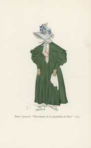 من Gavarnis Psysionomie de la Population de Paris 1832 بواسطة مدرسة اللغة الإنجليزية
