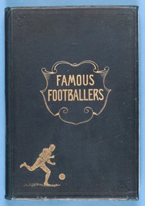الغلاف الأمامي للاعبي كرة القدم المشهورين 1895-1896 بواسطة مدرسة اللغة الإنجليزية