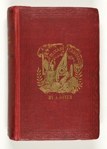 الغلاف الأمامي لحملة Soyers Culinary ، التي نشرتها G.Routeledge & Co. ، لندن ، 1857 بواسطة مدرسة اللغة الإنجليزية
