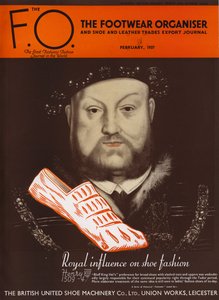 الغلاف الأمامي لمجلة The Footwear Organizer بواسطة مدرسة اللغة الإنجليزية