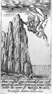 Frontispiece إلى Religio Medici بواسطة السير توماس براون ، 1645 بواسطة مدرسة اللغة الإنجليزية