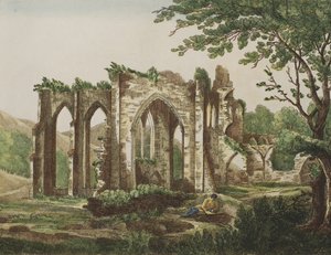 دير فورنيس ، لانكشاير ، 1810 (نقش الألوان) بواسطة مدرسة اللغة الإنجليزية