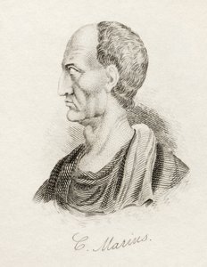 غايوس ماريوس ، من "قاموس كراب التاريخي" ، نُشر عام 1825 بواسطة مدرسة اللغة الإنجليزية