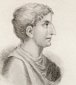 Gaius Sallustius Crispus ، من "قاموس كراب التاريخي" ، نُشر عام 1825 بواسطة مدرسة اللغة الإنجليزية