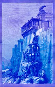 اوز الكابيتول ، iilustration من تاريخ روما بواسطة فيكتور دوروي ، نشر 1884 (صورة محسنة رقميا) بواسطة مدرسة اللغة الإنجليزية