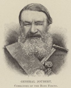 General Joubert, Commander of the Boer Forces (engraving) بواسطة مدرسة اللغة الإنجليزية