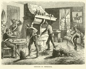 الألمان في حوزتهم ، سبتمبر 1870 بواسطة مدرسة اللغة الإنجليزية
