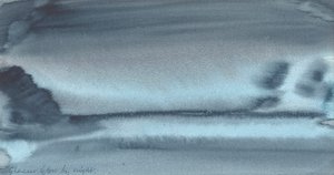 Glacier Glow by Night ، 1934-37 (مرحاض على ورق) بواسطة مدرسة اللغة الإنجليزية