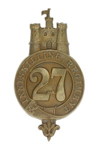شارة Glengarry ، c1874-81 (نحاسية) بواسطة مدرسة اللغة الإنجليزية