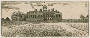 Goring House ، في وقت لاحق Arlington House ، في موقع قصر باكنغهام بواسطة مدرسة اللغة الإنجليزية