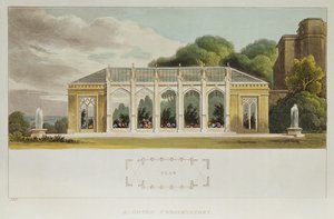 المعهد القوطي ، 1832 (نقش الألوان) بواسطة مدرسة اللغة الإنجليزية
