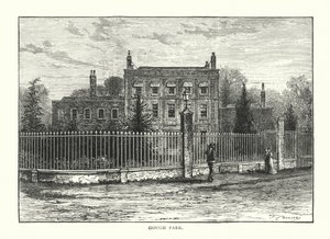 حديقة غوف بارك (نقش) بواسطة مدرسة اللغة الإنجليزية