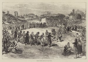 مهرجان عيد الفصح اليوناني في Troad (نقش) بواسطة مدرسة اللغة الإنجليزية