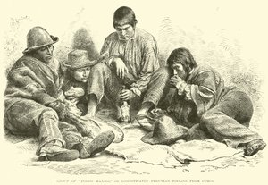 مجموعة من Indios Mansos ، أو هنود بيرو المستأنسين من كوزكو بواسطة مدرسة اللغة الإنجليزية