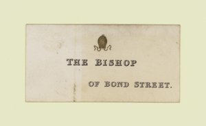 Gunsmith ، William Bishop ، البطاقة التجارية بواسطة مدرسة اللغة الإنجليزية