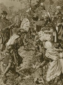 تقديم Guthrums لألفريد الكبير (الحفر) بواسطة مدرسة اللغة الإنجليزية