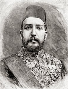 صاحب السمو محمد توفيق باشا ، توفيق المصري ، 1890 (نقش الخشب)