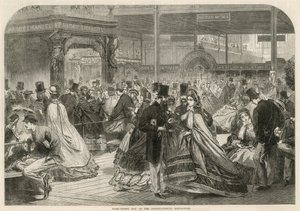 يوم نصف التاج في المعرض الدولي 1862 بواسطة مدرسة اللغة الإنجليزية
