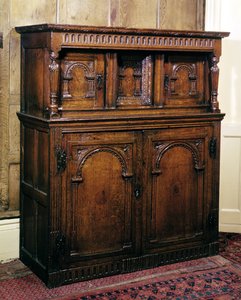 خزانة القاعة ، بلوط ، c.1600