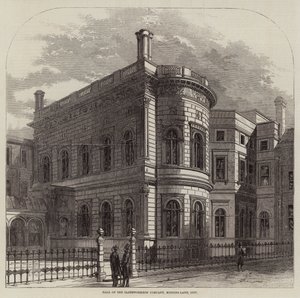 Hall of the Clothworkers 'Company ، Mincing-Lane ، City (النقش) بواسطة مدرسة اللغة الإنجليزية